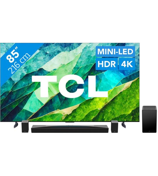 TCL QD Mini-Led 85C81B (2024) + soundbar