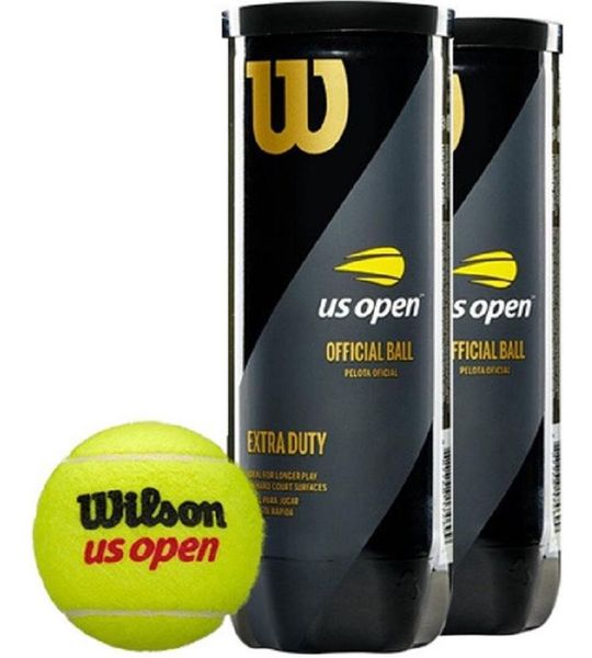 Wilson - US Open - tennisballen - 2 blikken van 3 ballen