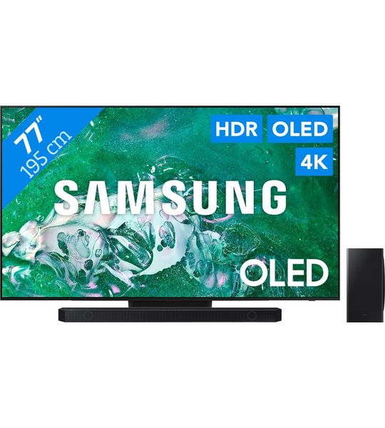Samsung OLED 4K 77S90D (2024) + Soundbar