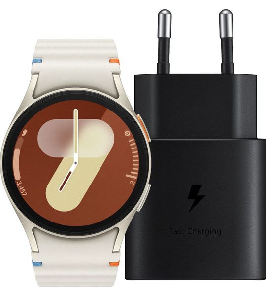 Samsung Galaxy Watch 7 4G Crème 40mm + Oplader 25W