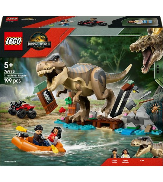 LEGO® Jurassic World T. rex Rivierontsnapping Bouwset - 76975