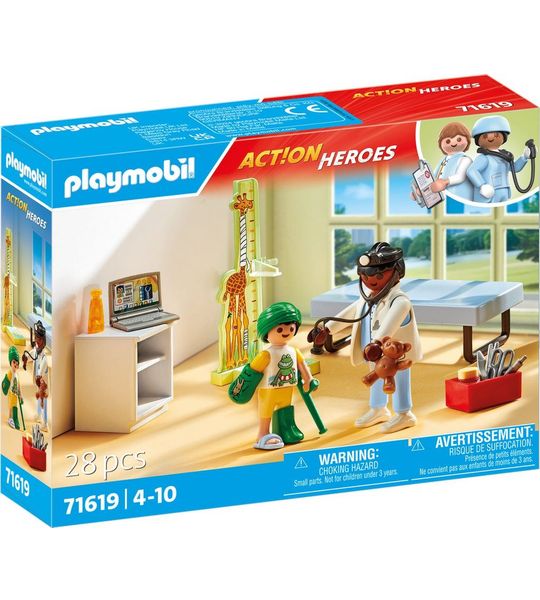 PLAYMOBIL My Life Kinderarts met teddybeer - 71619