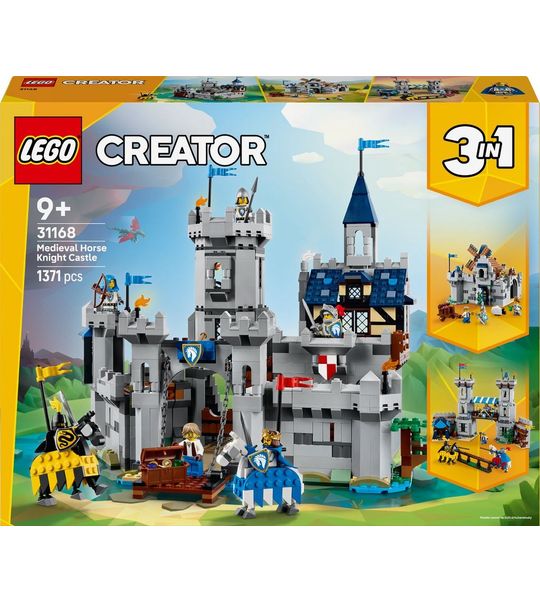 LEGO® Creator 3in1 Middeleeuws Kasteel met Ridders te Paard - 31168