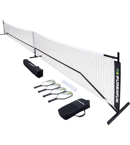 Pure4Fun - Pop-up pickleball set - Inclusief net