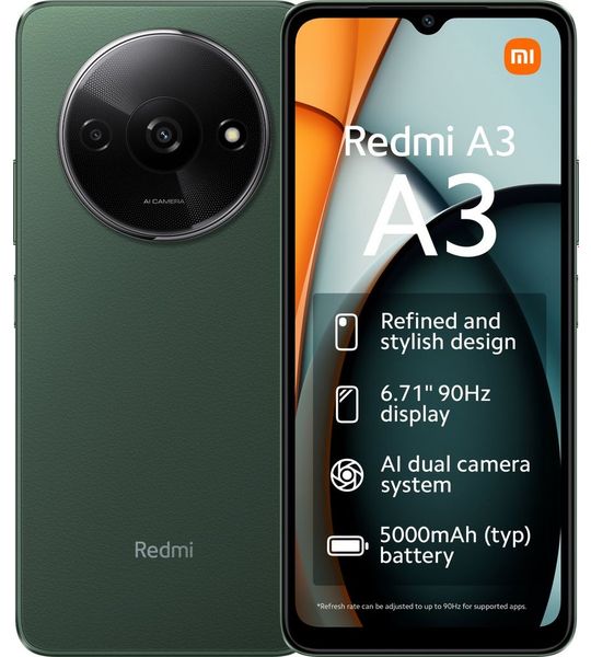Xiaomi Redmi A3 - 64 Gb Groen