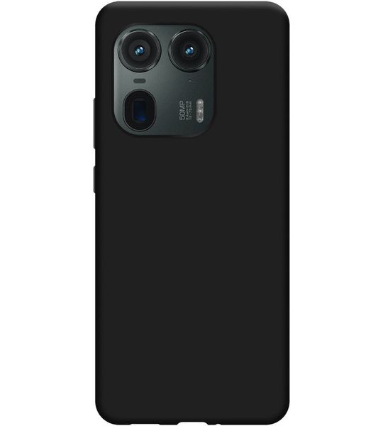 Just in Case Soft Design Motorola Edge 50 Ultra Back Cover Zwart