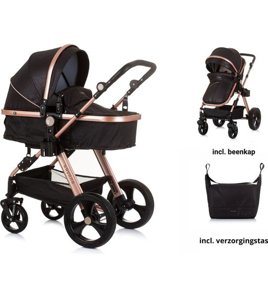 Kinderwagen Chipolino Havana 2-in-1 Obsidian/Gold