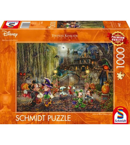 Disney, Mickey&Minnie halloween fun, 1000 stukjes - Puzzel