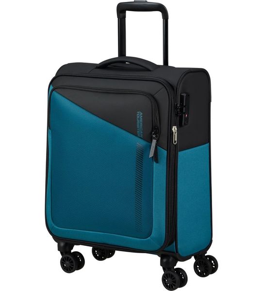 American Tourister Daring Dash Expandable Spinner 55cm Black/Blue