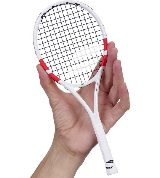 Babolat MINI tennisracket Pure Strike - wit / rood