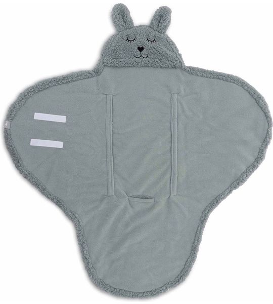 Wikkeldeken Jollein Bunny Sea Green