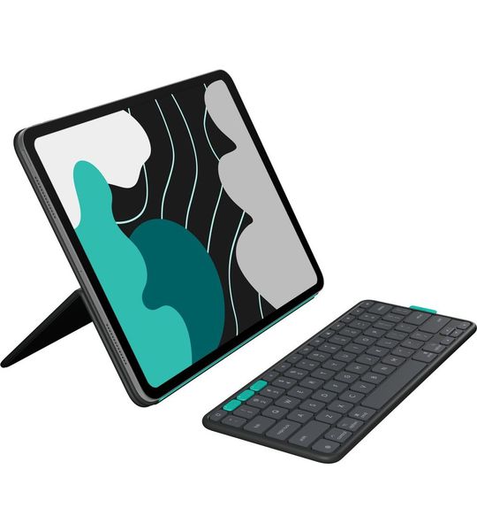 Logitech Flip Folio iPad Pro (2024) / iPad Air (2025) 13 inch Toetsenbord Hoes QWERTY