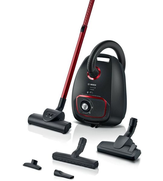 Bosch BGL41POW2H Stofzuiger met zak Zwart