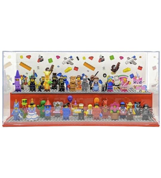 LEGO - Vitrine Iconic - Polypropyleen - Rood
