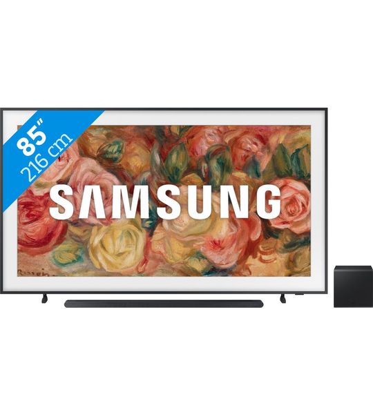 Samsung The Frame 85LS03D (2024) + Soundbar