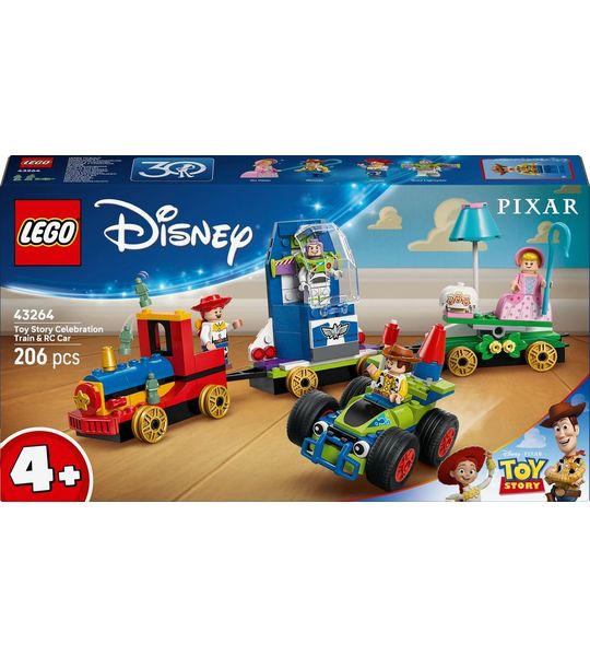 LEGO Disney en Pixar's Toy Story Feesttrein en RC Auto Set - 43264