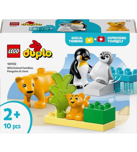LEGO DUPLO Stad Families van wilde dieren: pinguïns en leeuwen - 10442