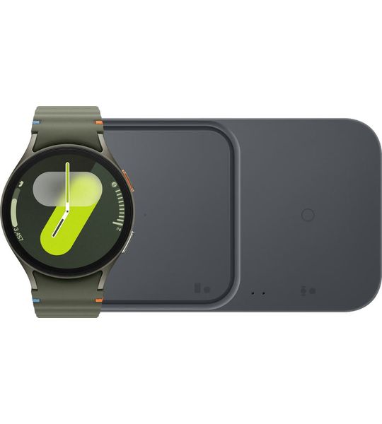 Samsung Galaxy Watch 7 4G Groen 44mm + Duo Draadloze Oplader