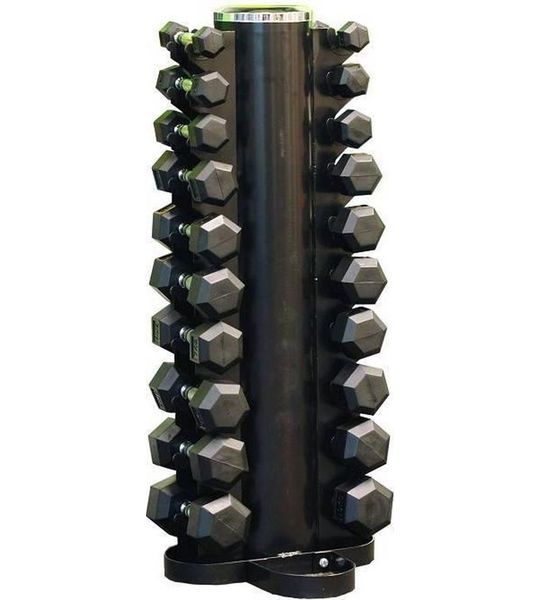 Hex Style Dumbbell Set met opbergtoren | Hexa Dumbbell | Hex Dumbbellset