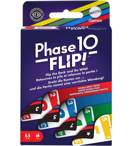 Mattel Games - Phase 10 Flip - Kaartspel