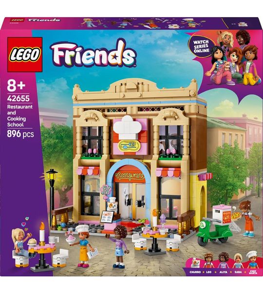 LEGO Friends Restaurant en kookschool 42655