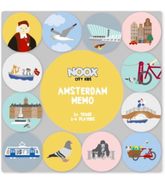 Memo Spel Amsterdam - fairly made - duurzaam cadeau