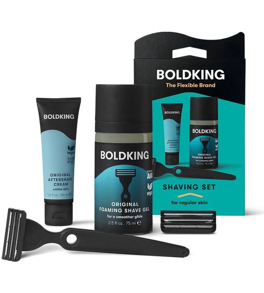 Boldking Scheerset voor Normale Huid - Scheerset voor mannen