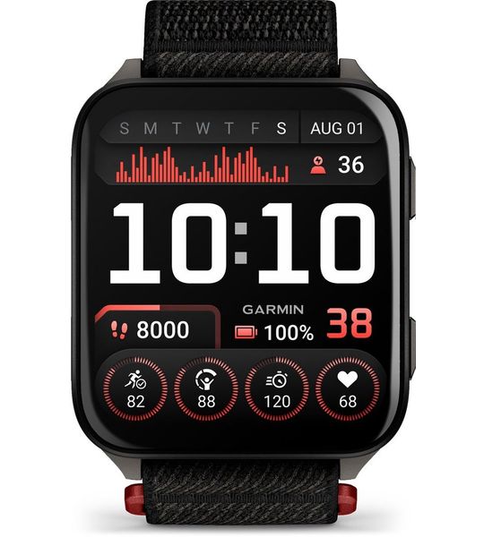 Garmin Venu X1 Saffierglas Smartwatch Titanium Zwart