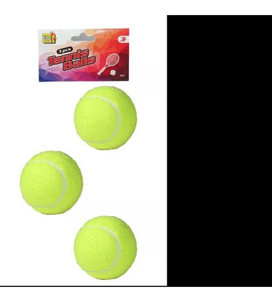 3 Tennisbal in zak Jono