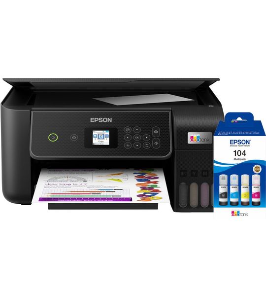 Epson EcoTank ET-2871 + 1 set extra inkt