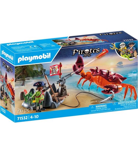PLAYMOBIL Pirates Strijd tegen de gigantische krab - 71532