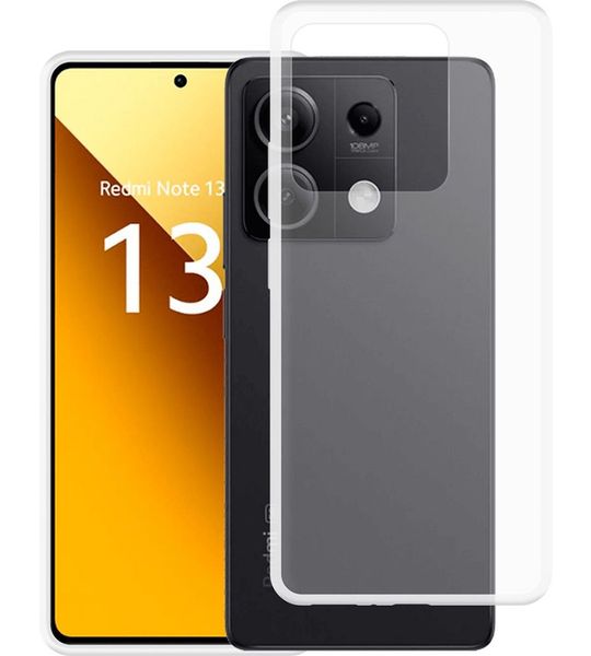 Just in Case Soft Design Xiaomi Redmi Note 13 5G Back Cover Transparant