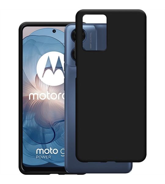 ust in Case Soft Design Moto G04/G04S/G24/G24 Power Back Cover Zwart