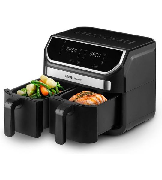 Ufesa Thunder Airfryer 9 liter Dual Cooking 2x4,5 liter