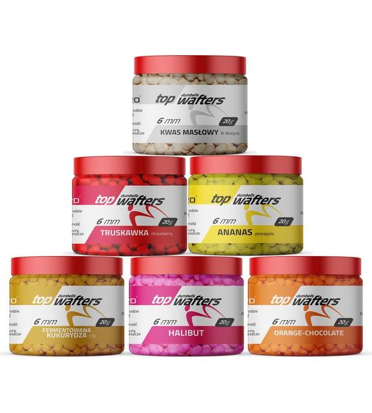 MatchPro Top Dumbells Wafters 12mm 25gr - Smaak : Cornstreep