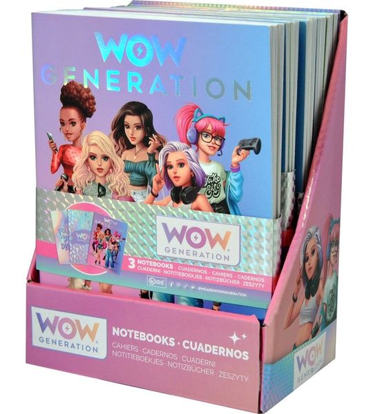 WOW Generation - A5 Soft Cover Notebook 3-pack