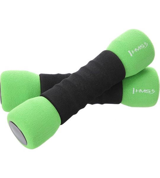 HMS CM07 Zachte Dumbbellset 2x 1,5 kg - Groen