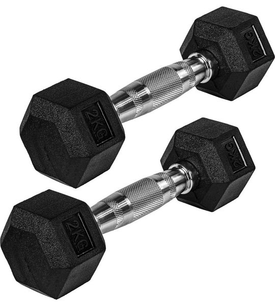 Hexagon Dumbellset 4 kg - 2 x 2 kg