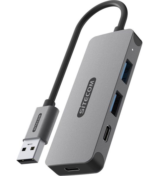Sitecom Usb-a To 2x + Usb-c Hub