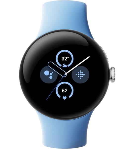 Google Pixel Watch 2 Zilver/Blauw
