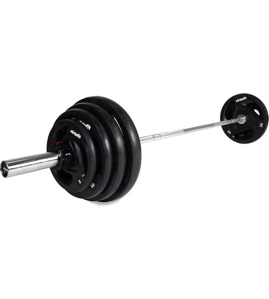 VirtuFit Olympische Gietijzeren Halterset - 120 kg