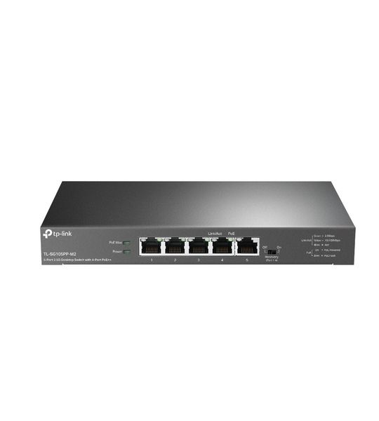 TP-Link TL-SG105PP-M2 Switch Zwart