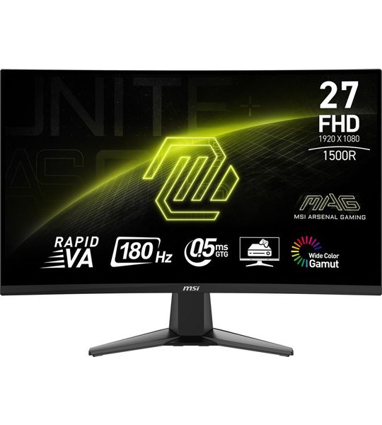 MSI Mag 27c6f - 27 Inch 1920 X 1080 (full Hd) 0.5 Ms 180 Hz