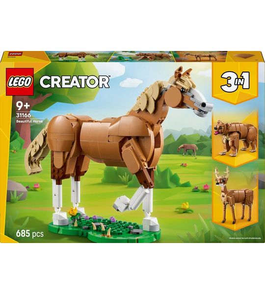 LEGO® Creator 3in1 Prachtig Paard, Dierenbouwset - 31166