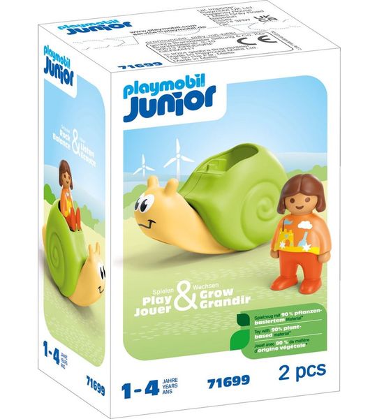 PLAYMOBIL Junior Schommelende slak - 71699