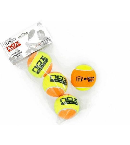 Tennisballen NOX 3 Pro Titanium Beach YW