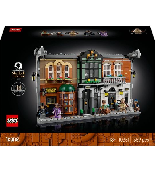 LEGO® Icons Sherlock Holmes Book Nook Kit - 10351