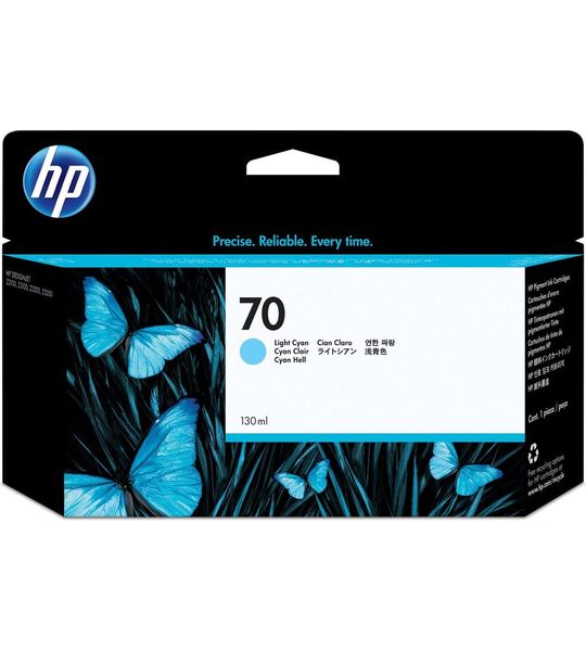 HP 70 licht cyaan