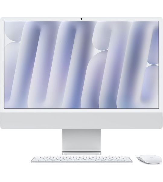 Apple iMac 24 inch M4 (8 core CPU/8 core GPU) 16GB/256GB Zilver QWERTY