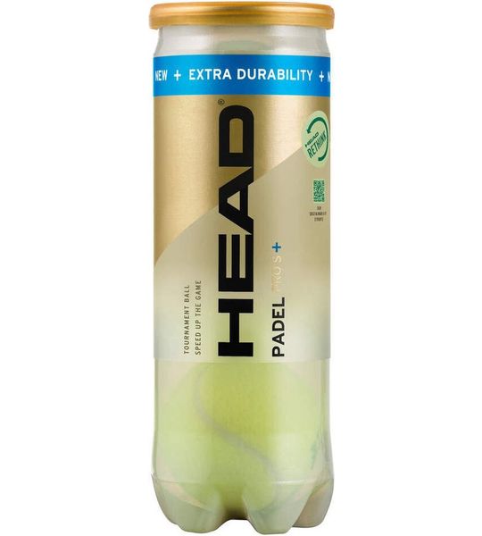Head Padel Pro S+ - padelballen - padel - 1 blik - 3 ballen